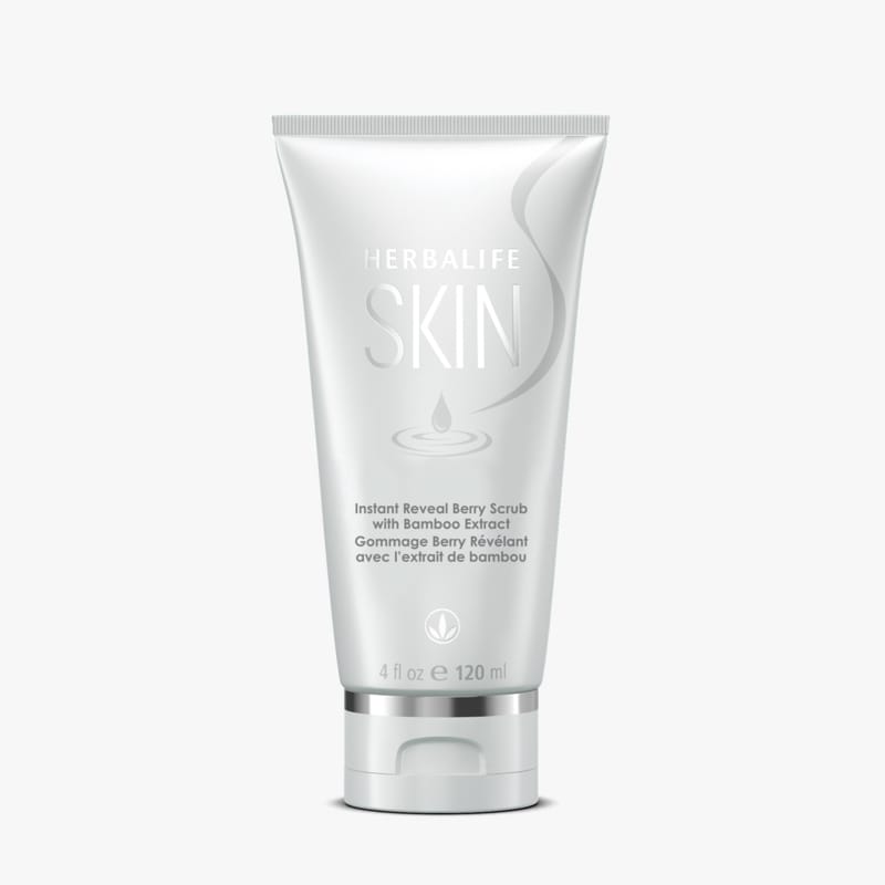 Herbalife Instant Reveal Berry Scrub with Bamboo Extract 120ml Ingredients Nutrition Fact